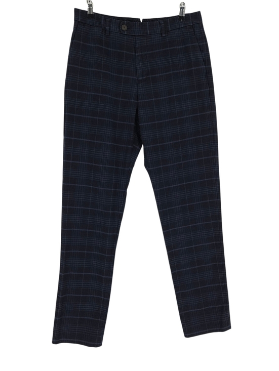 Bonobos Other - Bonobos Profilo Italia Dress Pants Blue Plaid Flat Front Athletic Fit Mens 32